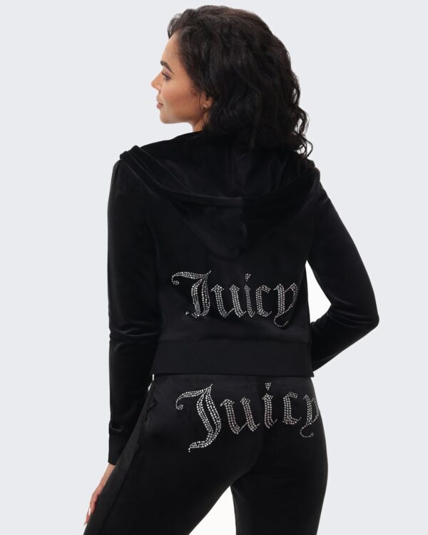 Juicy Couture OG Big Bling Velour Hoodie – Liquorice