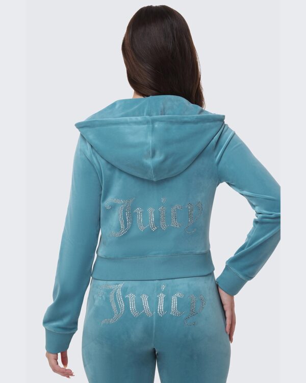 Juicy Couture OG Big Bling Velour Hoodie – New Cut Glass