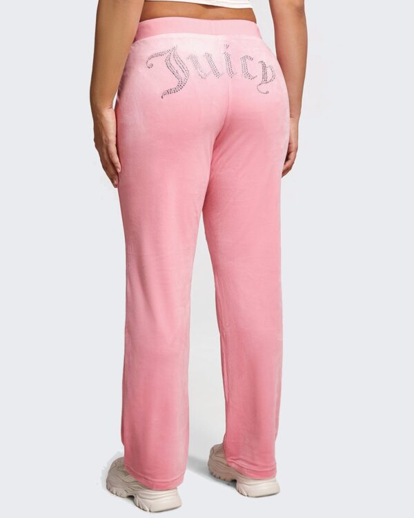 Juicy Couture Plus-Size OG Big Bling Velour Track Pants – Heritage Pink