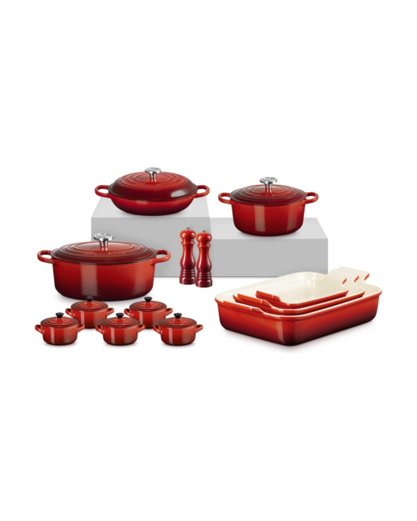 Le Creuset 13-piece Ultimate Cookware Set – Cerise