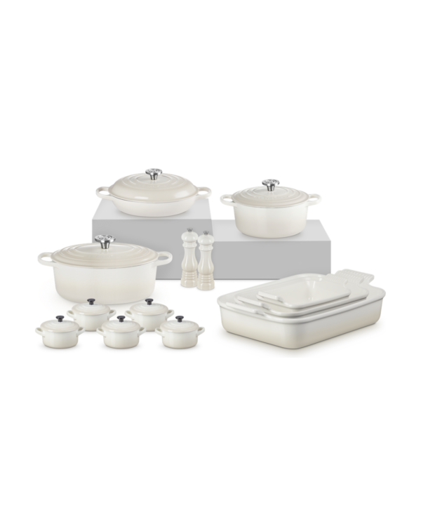 Le Creuset 13-piece Ultimate Cookware Set – Meringue