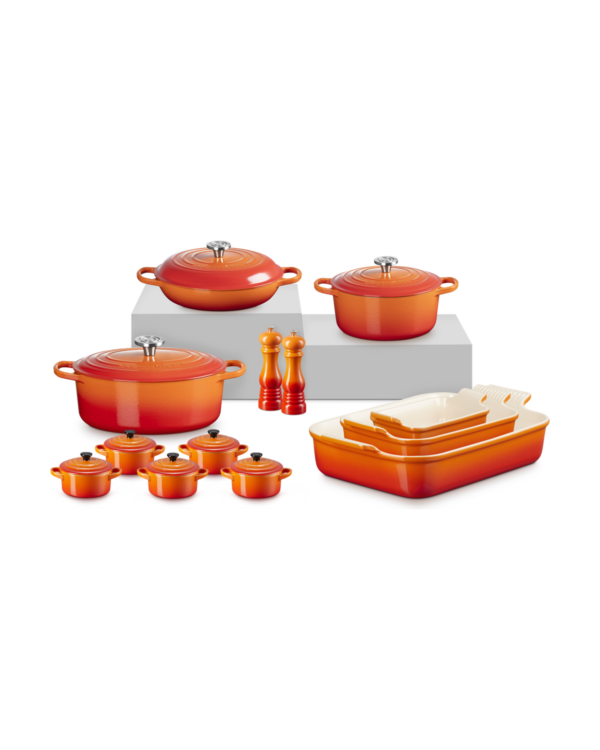 Le Creuset 13-piece Ultimate Cookware Set – Volcanic