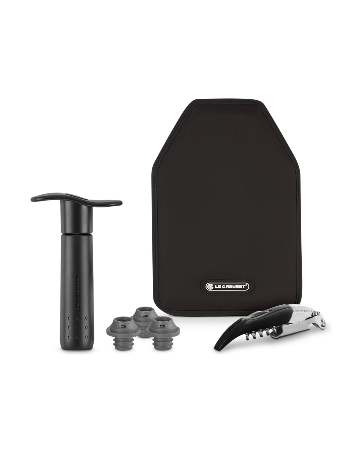 Le Creuset 3-piece Essential Wine Set – Satin black