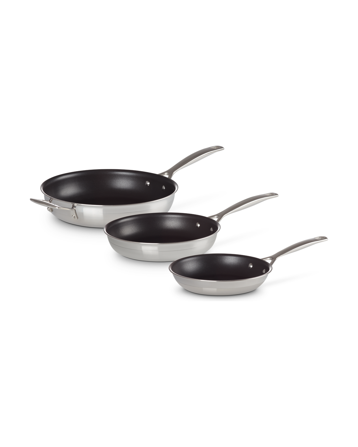 Le Creuset 3-ply Non stick 3-piece Frying Pan Set