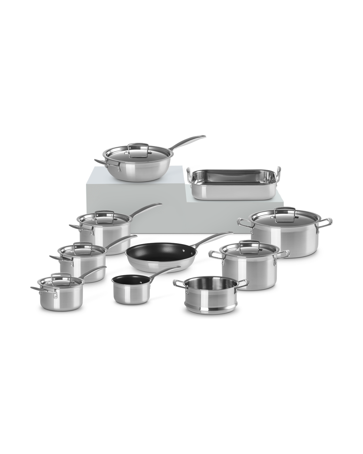 Le Creuset 3-Ply Stainless Steel 10-piece Ultimate Set