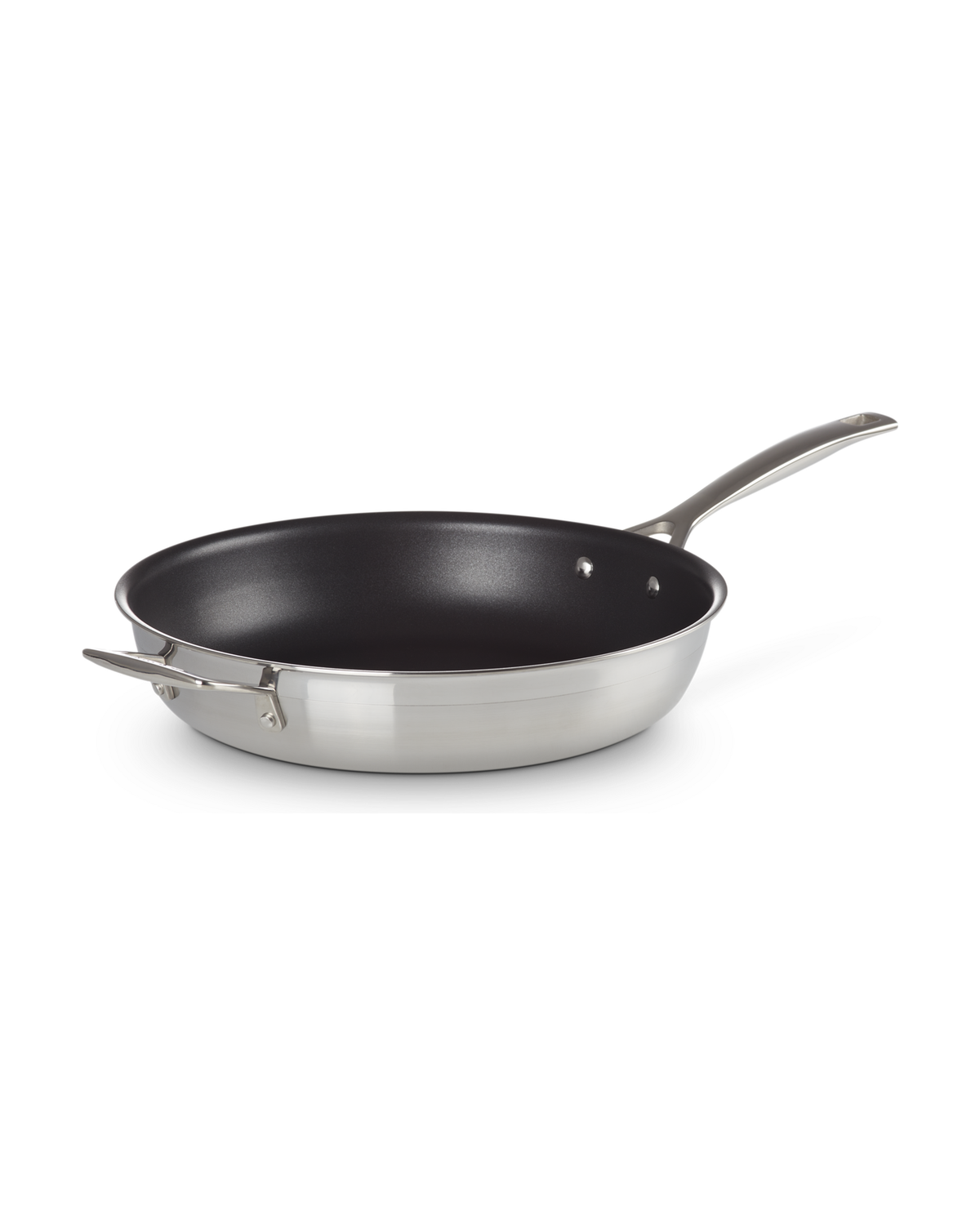 Le Creuset 3-ply Stainless Steel Non-Stick Frying Pan with Helper Handle
