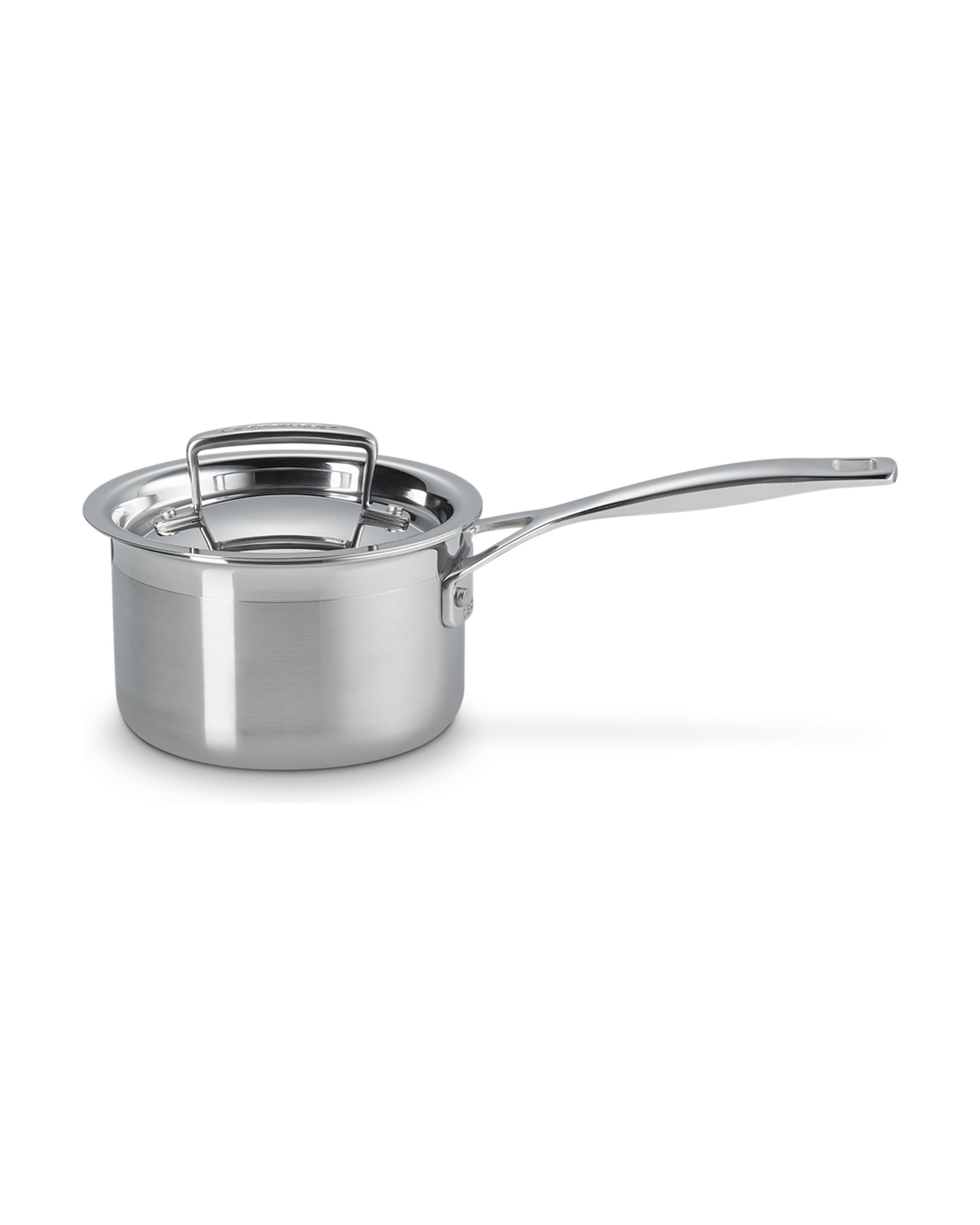 Le Creuset 3-ply Stainless Steel Saucepan with Lid
