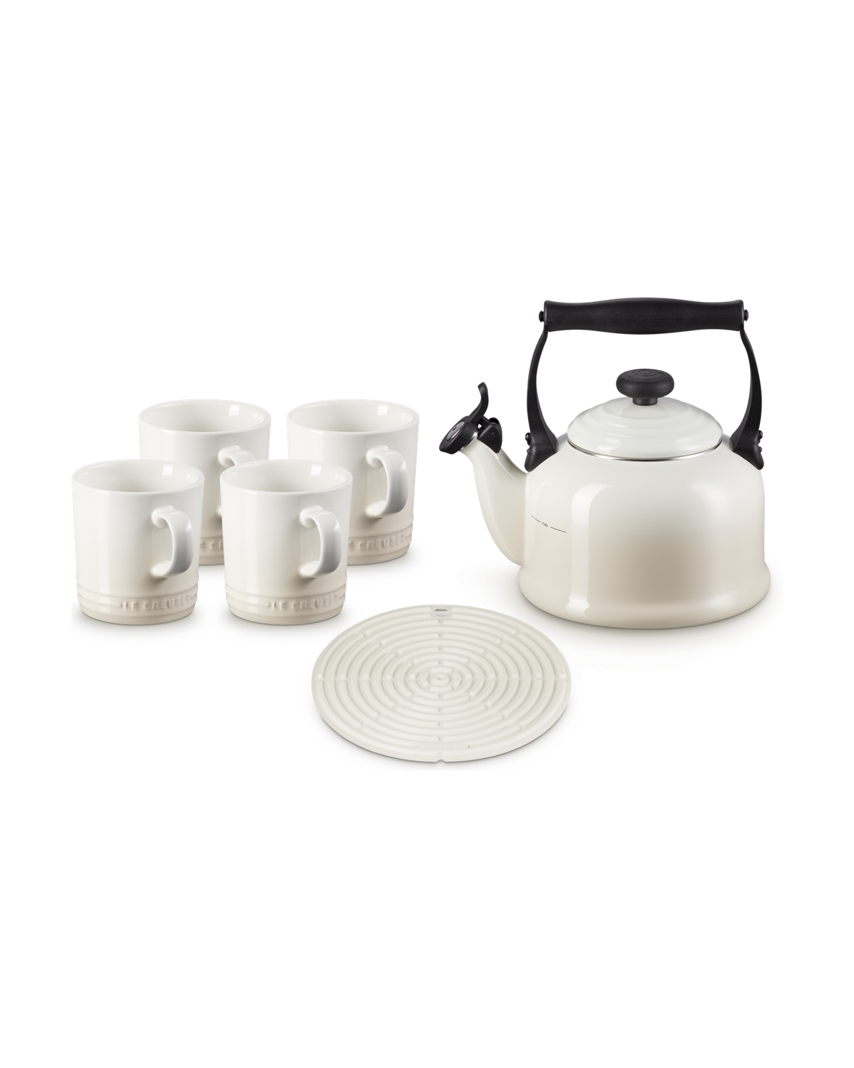 Le Creuset 6-piece Tea Set – Meringue
