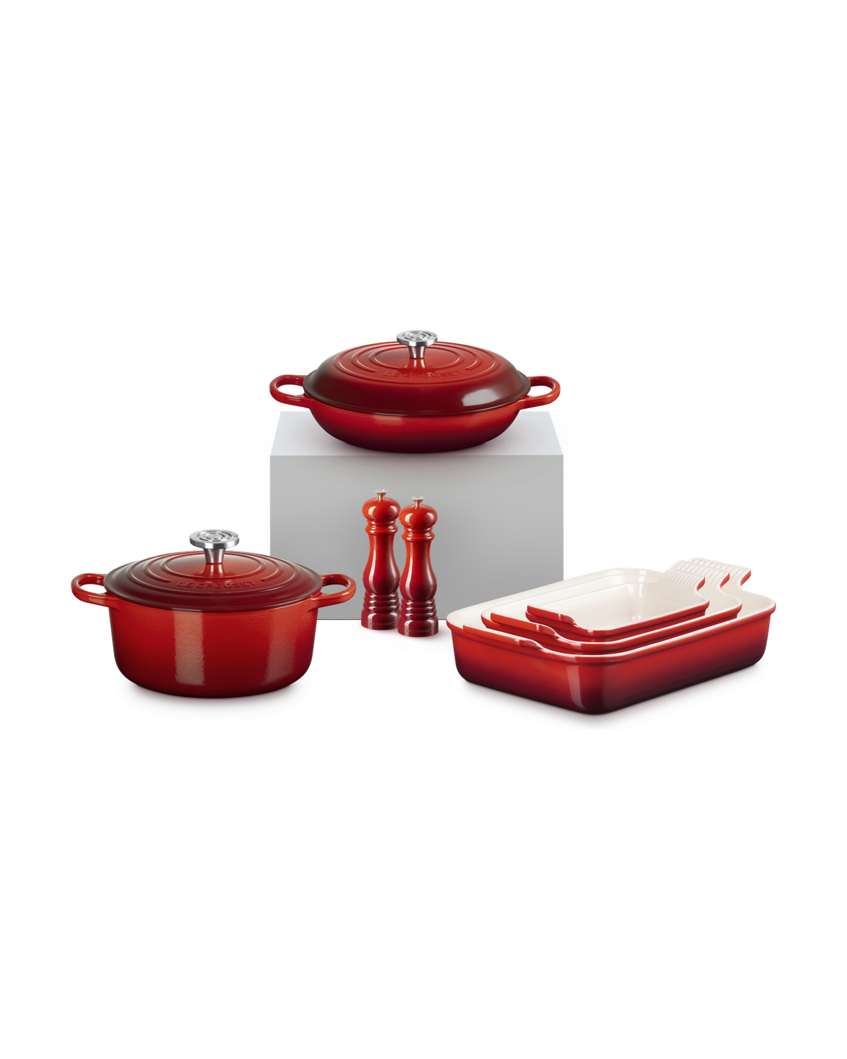 Le Creuset 7-piece Essential Cookware Set – Cerise
