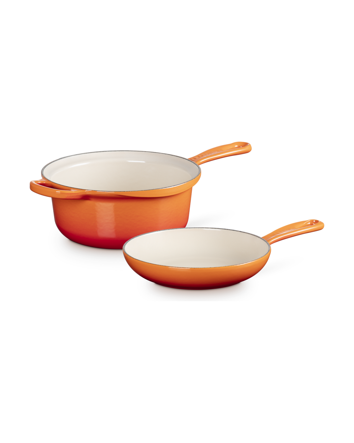 Le Creuset Cast Iron 2-in-1 Saucepan – Volcanic