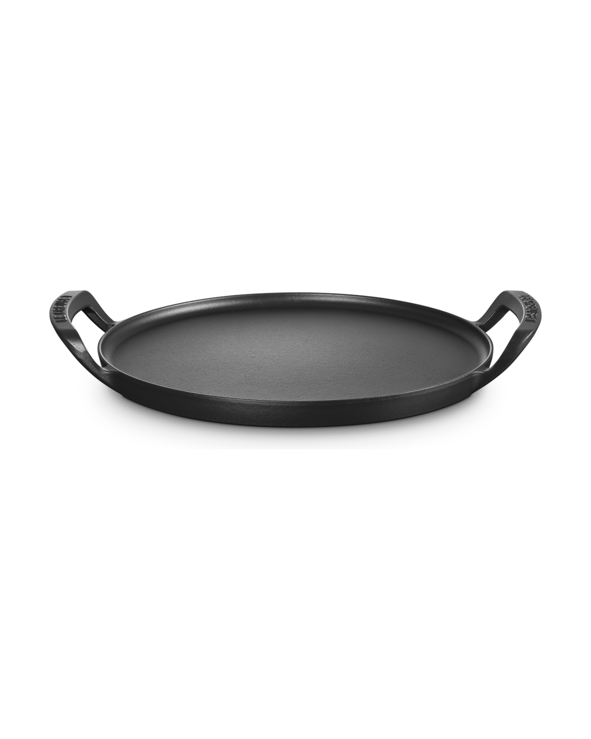 Le Creuset Cast Iron BBQ Outdoor Round Pizza Pan – Satin black