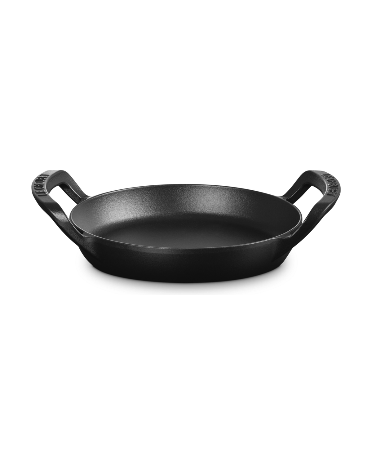 Le Creuset Cast Iron BBQ Outdoor Round Skillet – Satin black