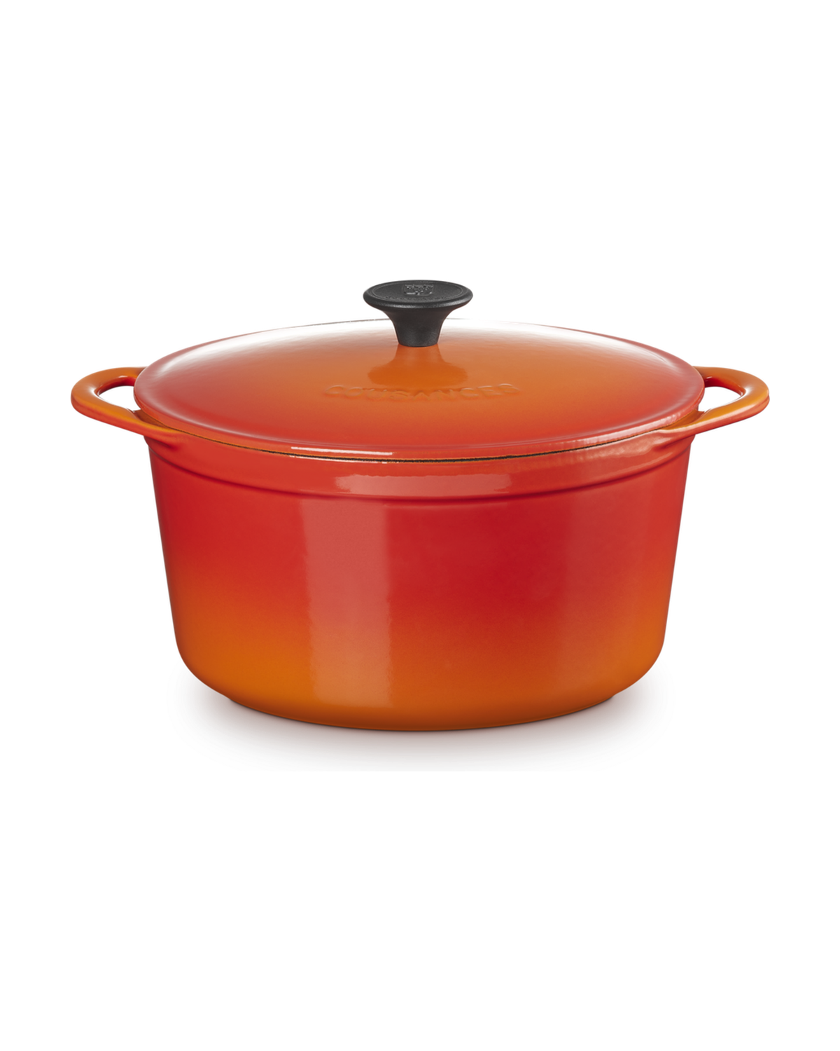 Le Creuset Cast Iron Cousances Round Casserole – Volcanic
