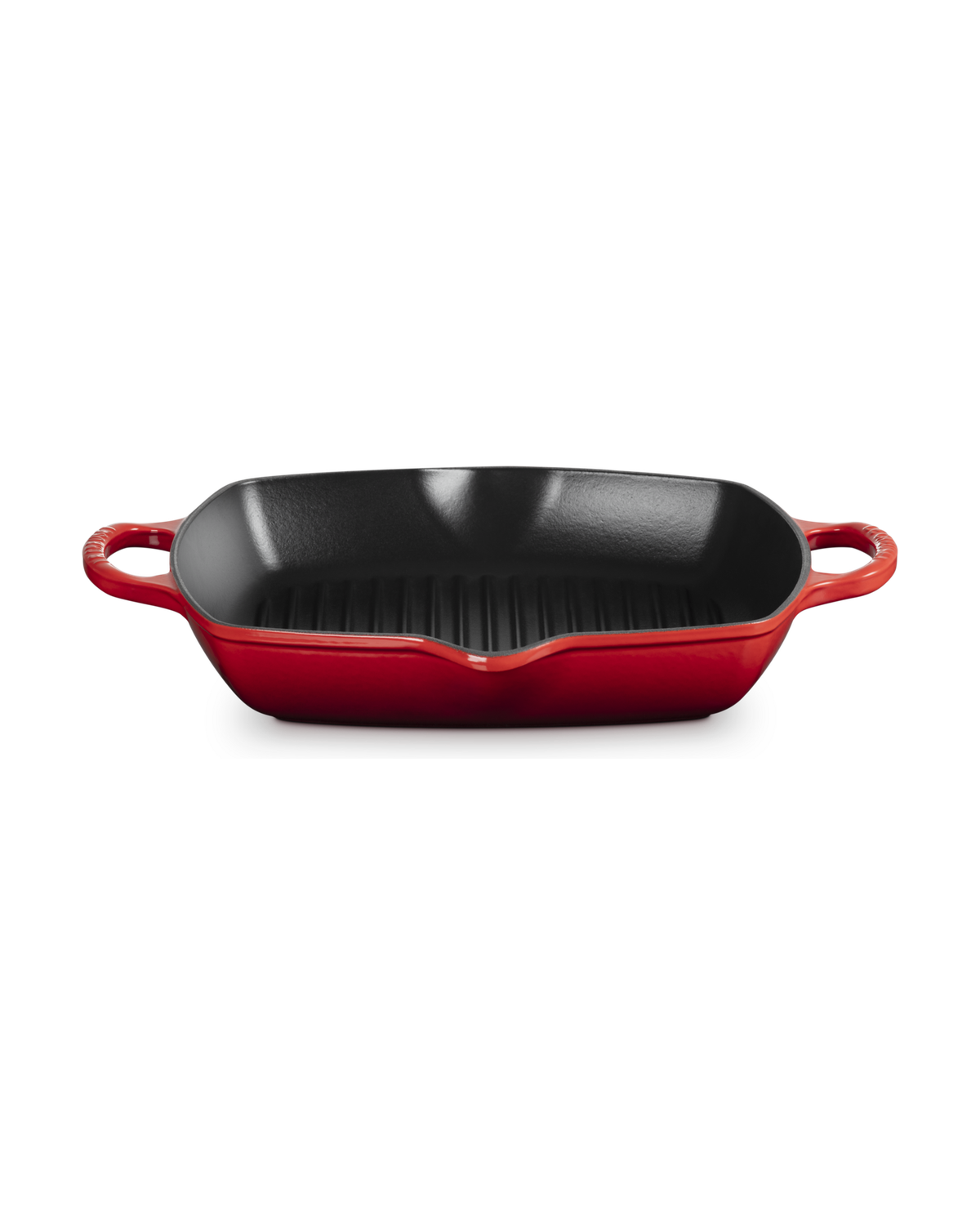 Le Creuset Cast Iron Deep Square Grill – Cerise