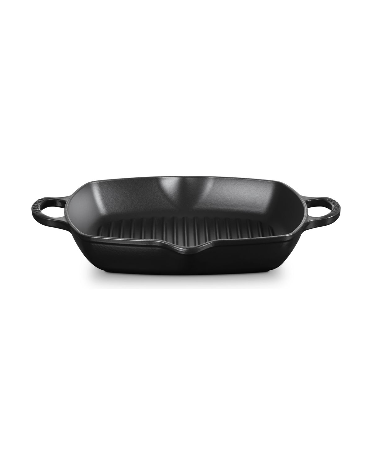 Le Creuset Cast Iron Deep Square Grill – Satin black