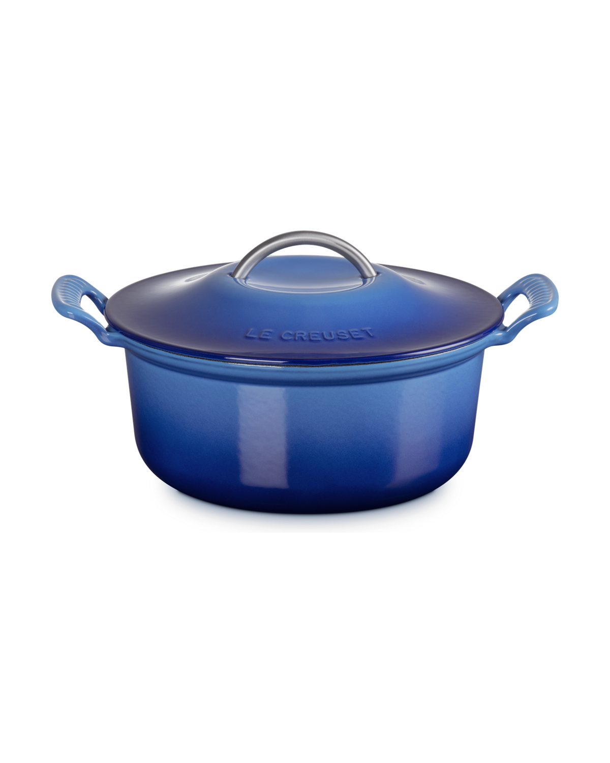 Le Creuset Cast Iron Modern Heritage Round Casserole – Azure