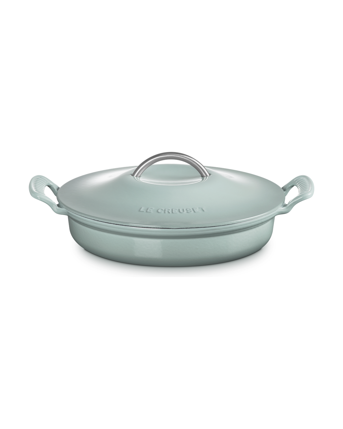 Le Creuset Cast Iron Modern Heritage Shallow Casserole – Sea Salt