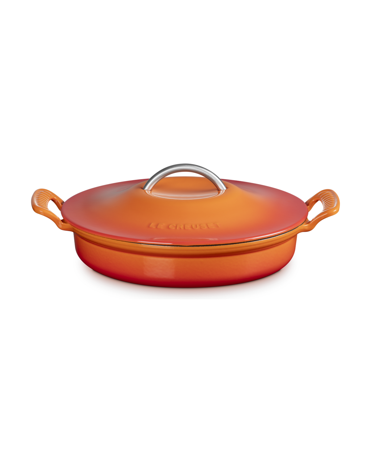 Le Creuset Cast Iron Modern Heritage Shallow Casserole – Volcanic