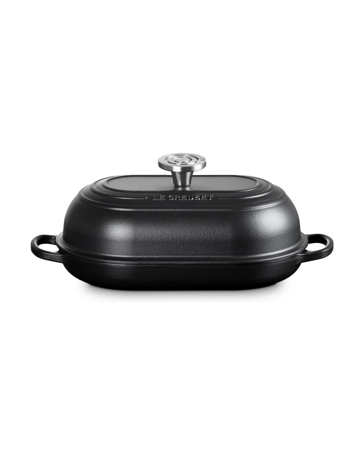 Le Creuset Cast Iron Oval Bread Oven – Satin black