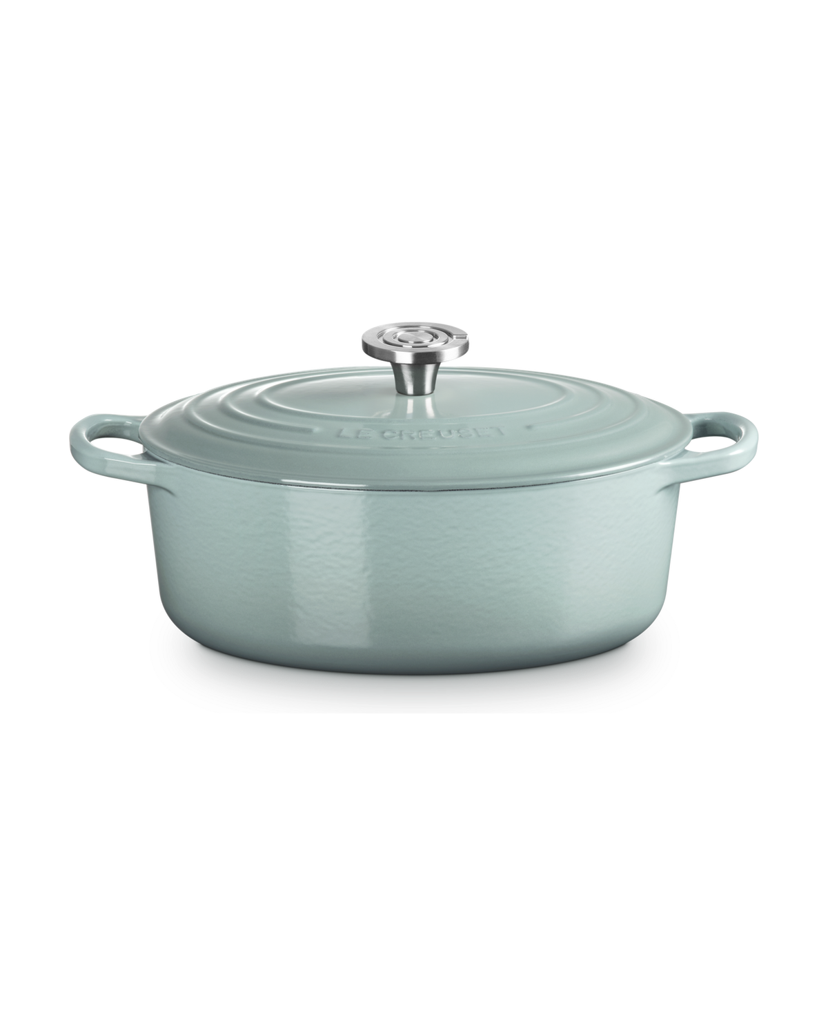 Le Creuset Cast Iron Oval Casserole – Sea Salt
