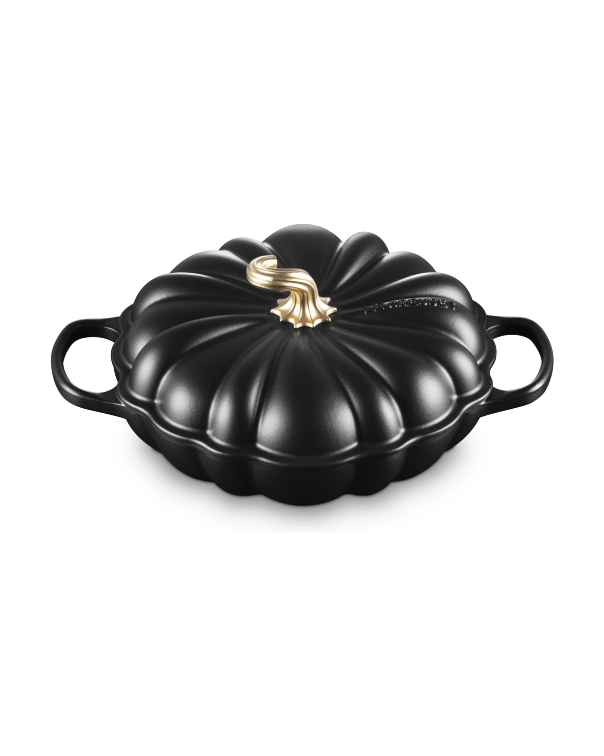 Le Creuset Cast Iron Pumpkin Shallow Casserole – Satin black