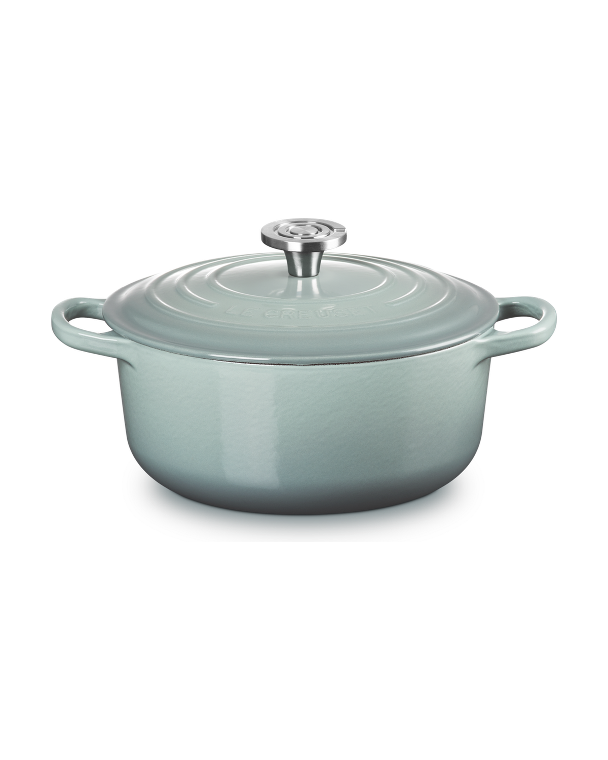 Le Creuset Cast Iron Round Casserole – Sea Salt