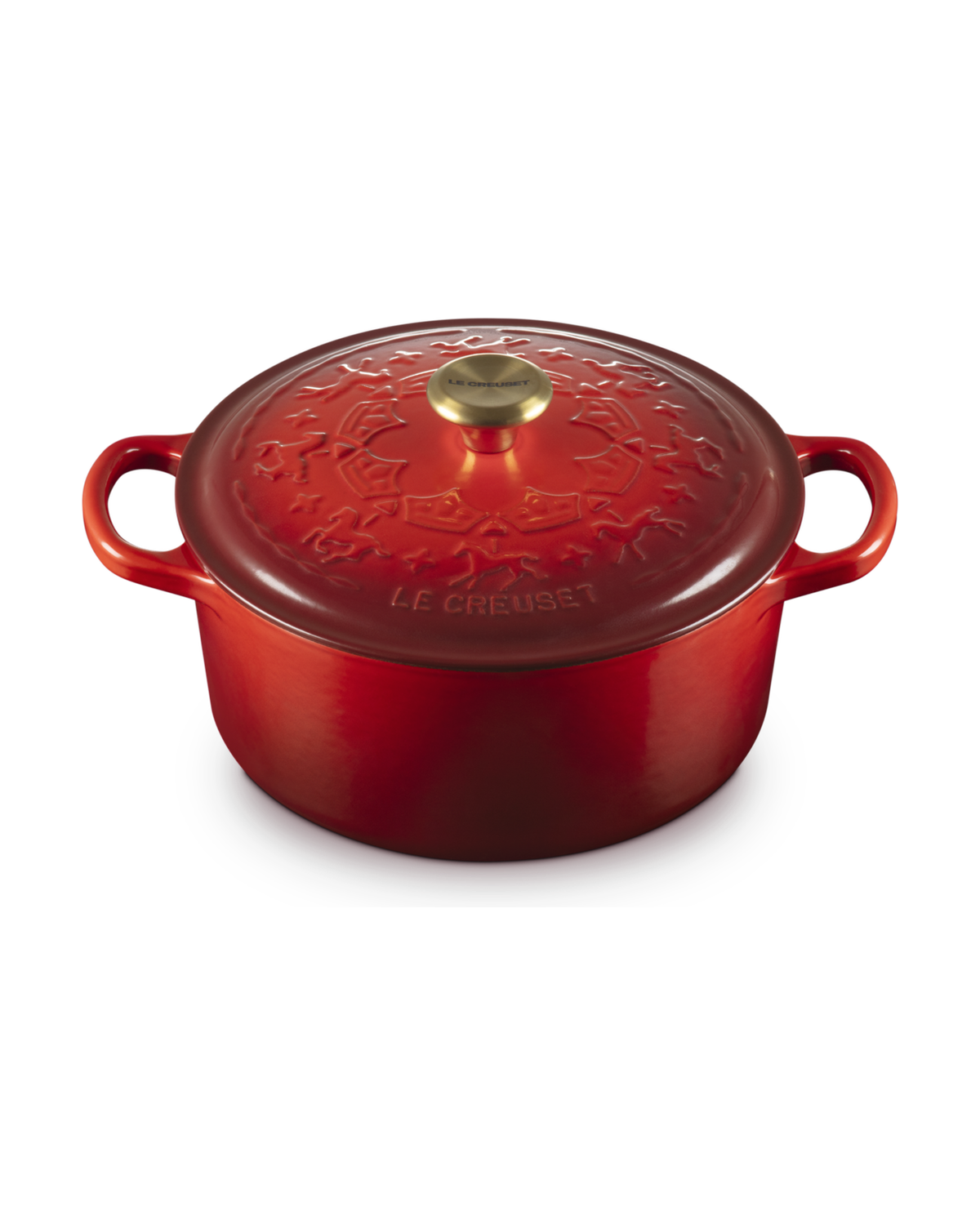 Le Creuset Cast Iron Round Lunar New Year Casserole – Cerise