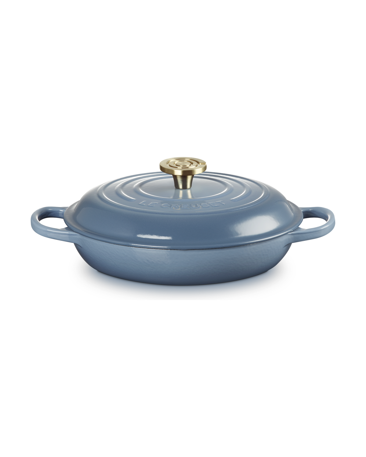 Le Creuset Cast Iron Shallow Casserole – Chambray