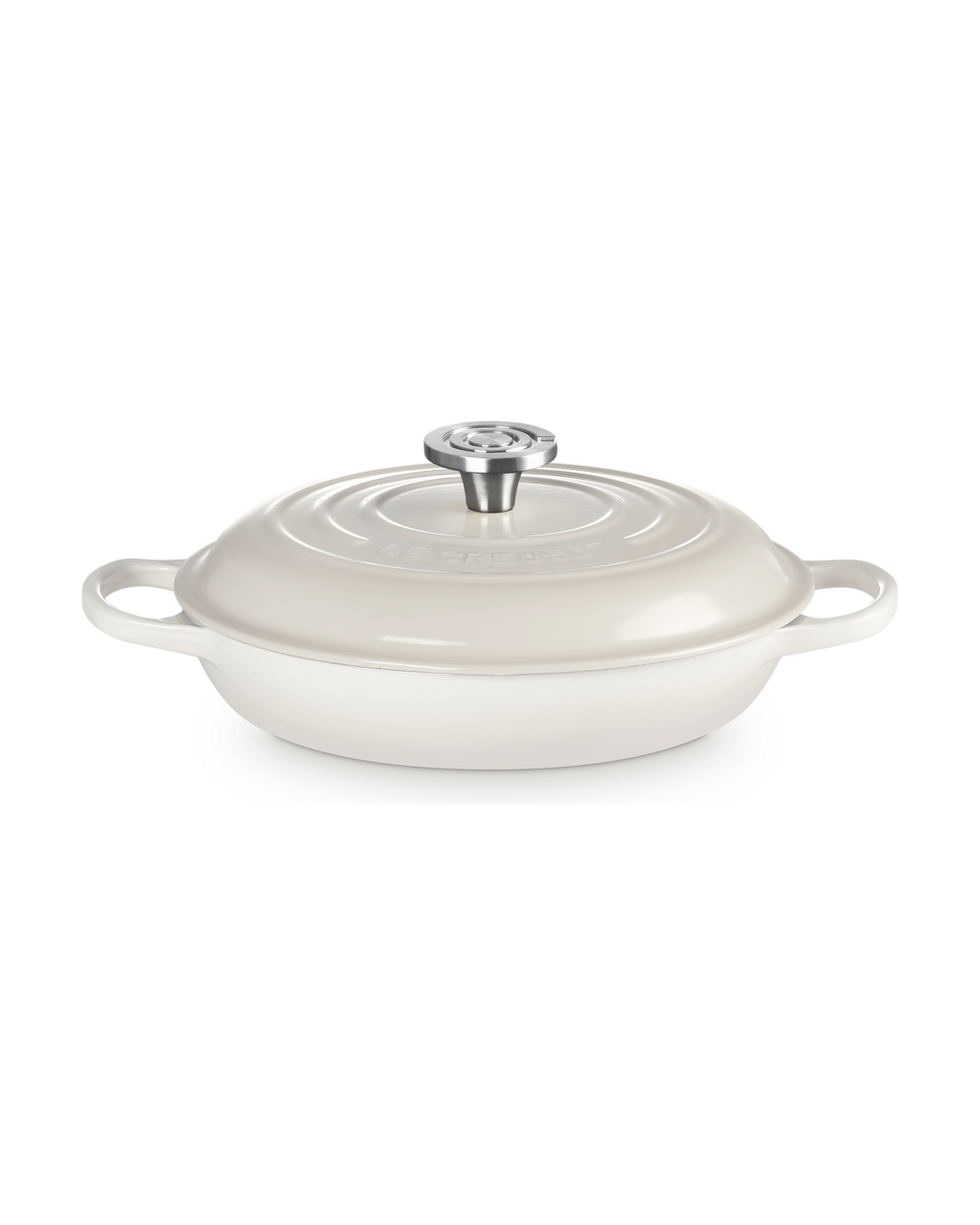 Le Creuset Cast Iron Shallow Casserole – Meringue