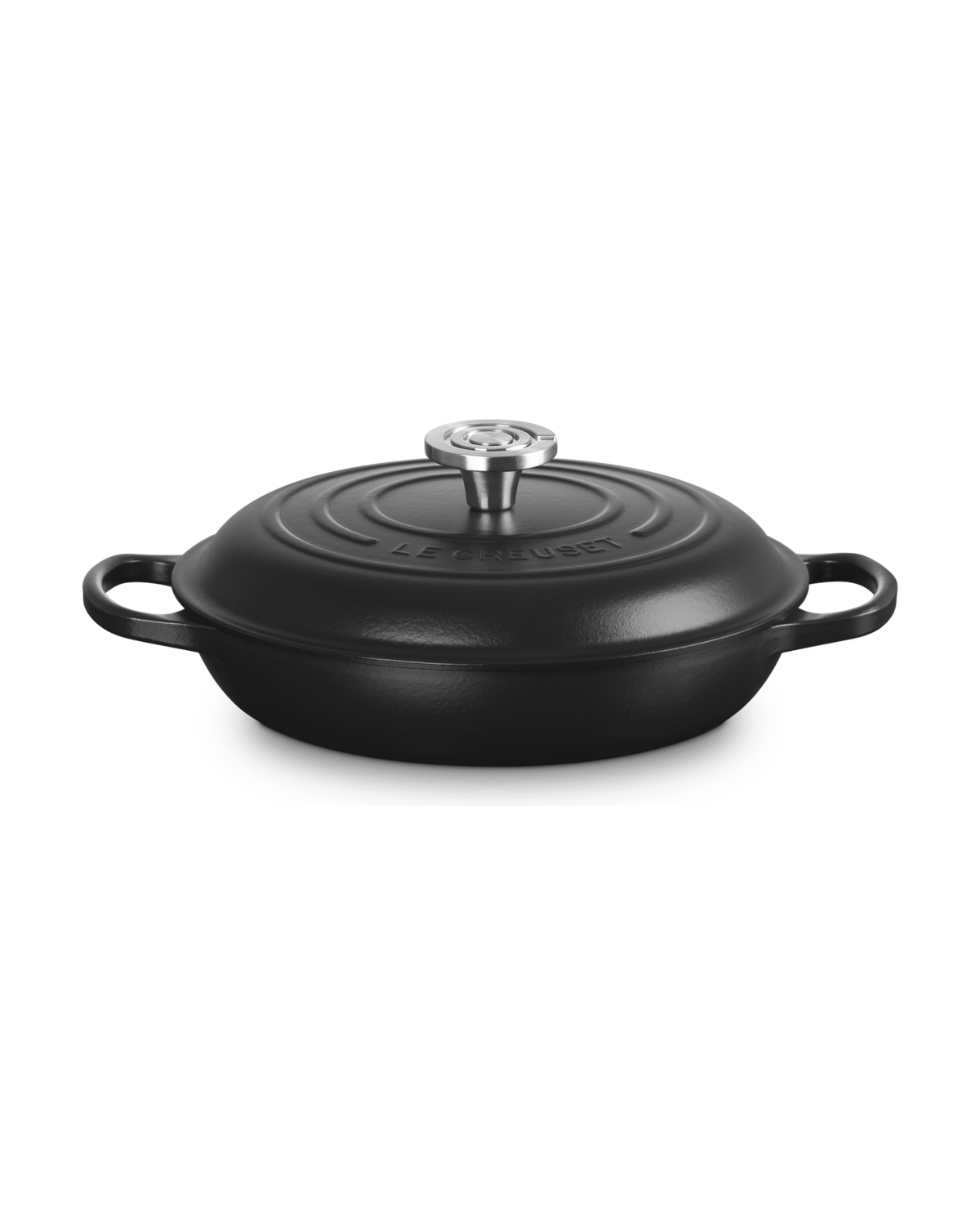 Le Creuset Cast Iron Shallow Casserole – Satin black