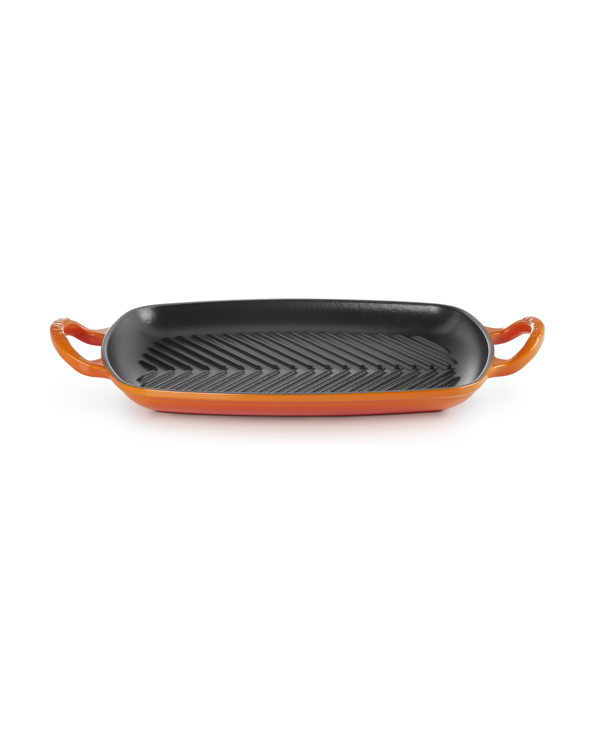 Le Creuset Cast Iron Shallow Rectangular Grill – Volcanic