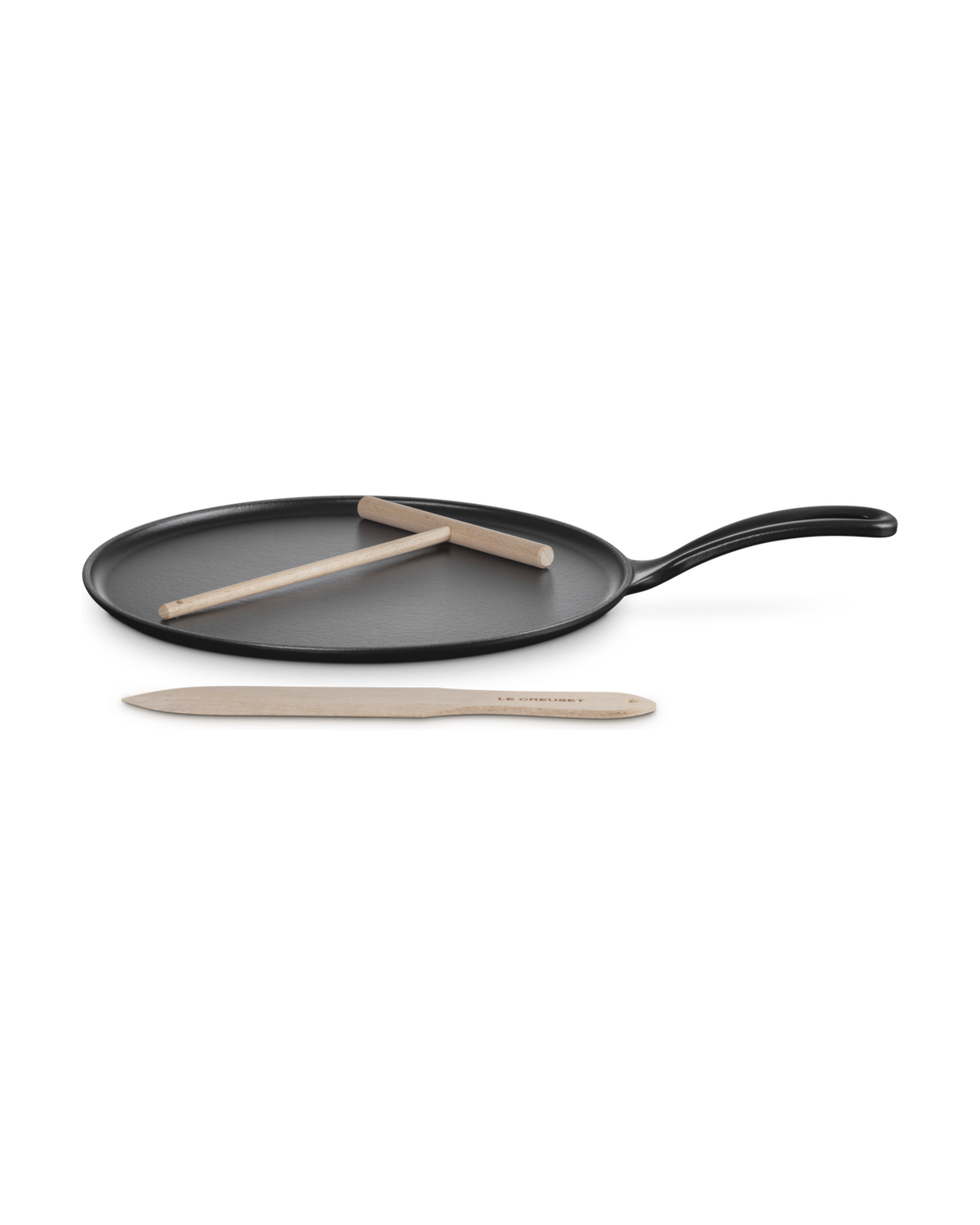 Le Creuset Cast Iron Small Crepe Pan – Satin black