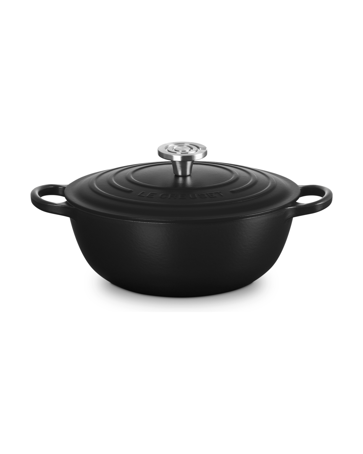Le Creuset Cast Iron Soup Pot – Satin black