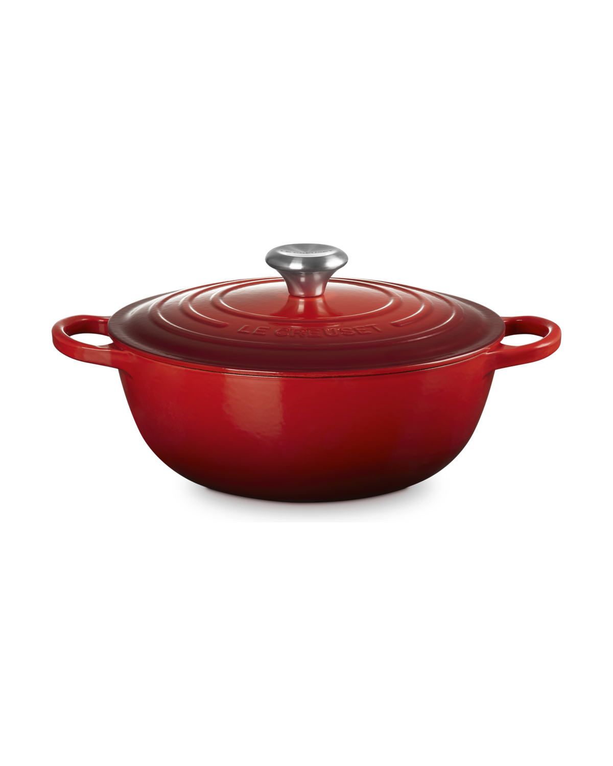 Le Creuset Cast Iron Soup Pot with Signature Knob – Cerise