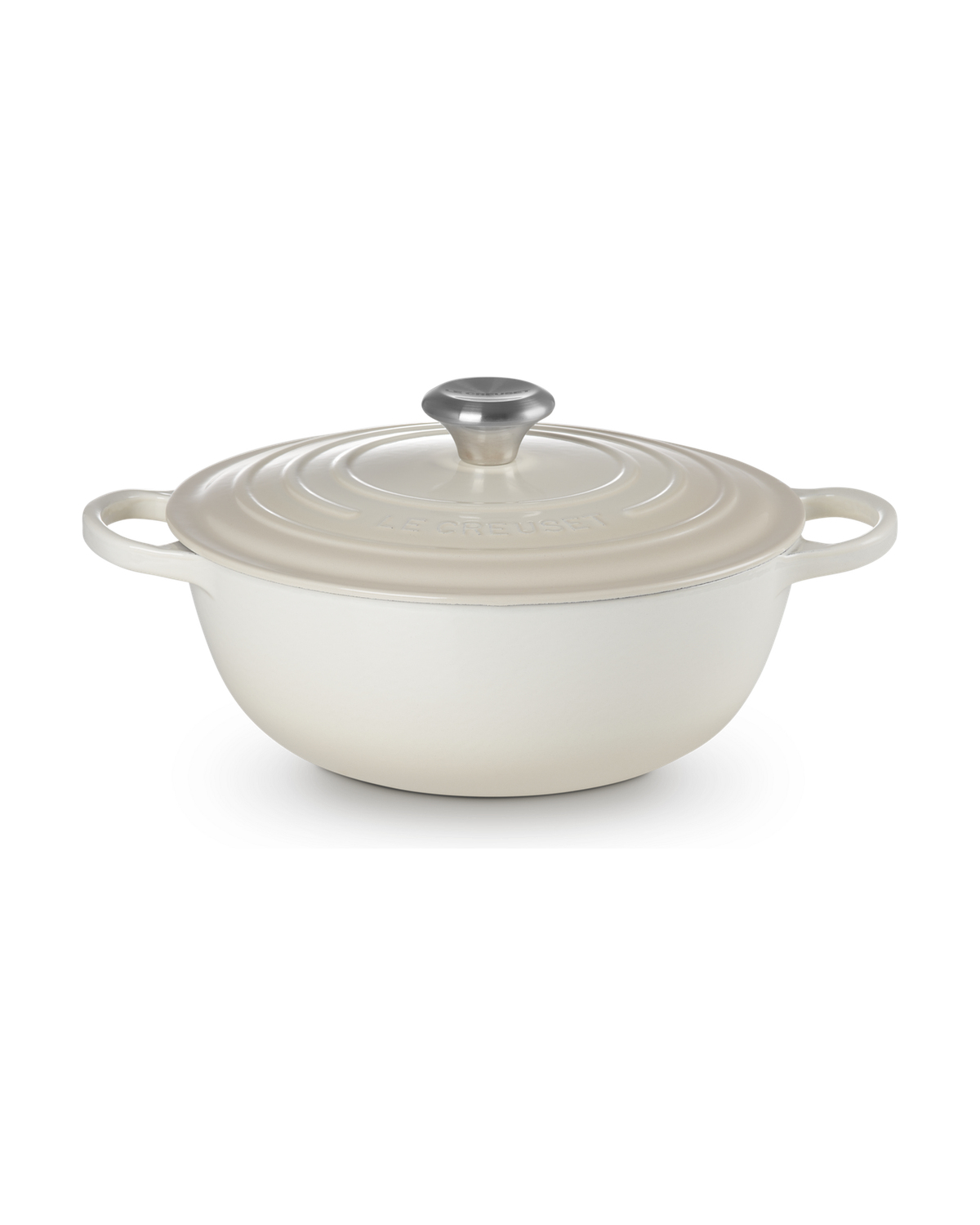 Le Creuset Cast Iron Soup Pot with Signature Knob – Meringue