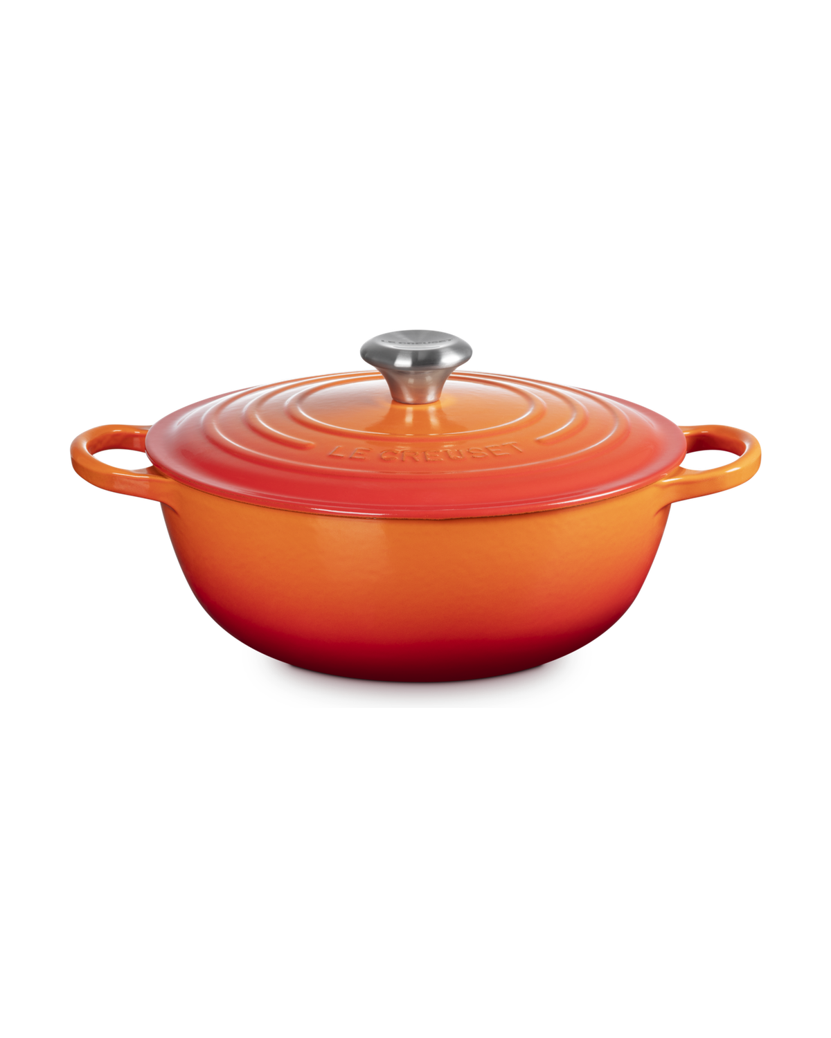 Le Creuset Cast Iron Soup Pot with Signature Knob – Volcanic