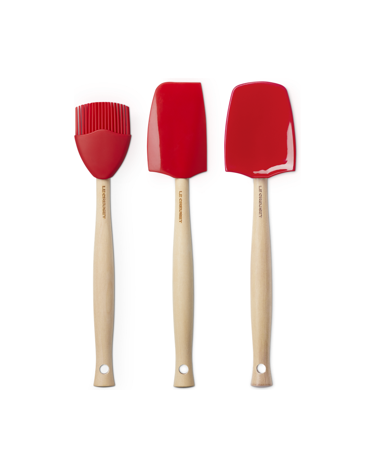Le Creuset Craft 3-piece Utensil Set – Cerise