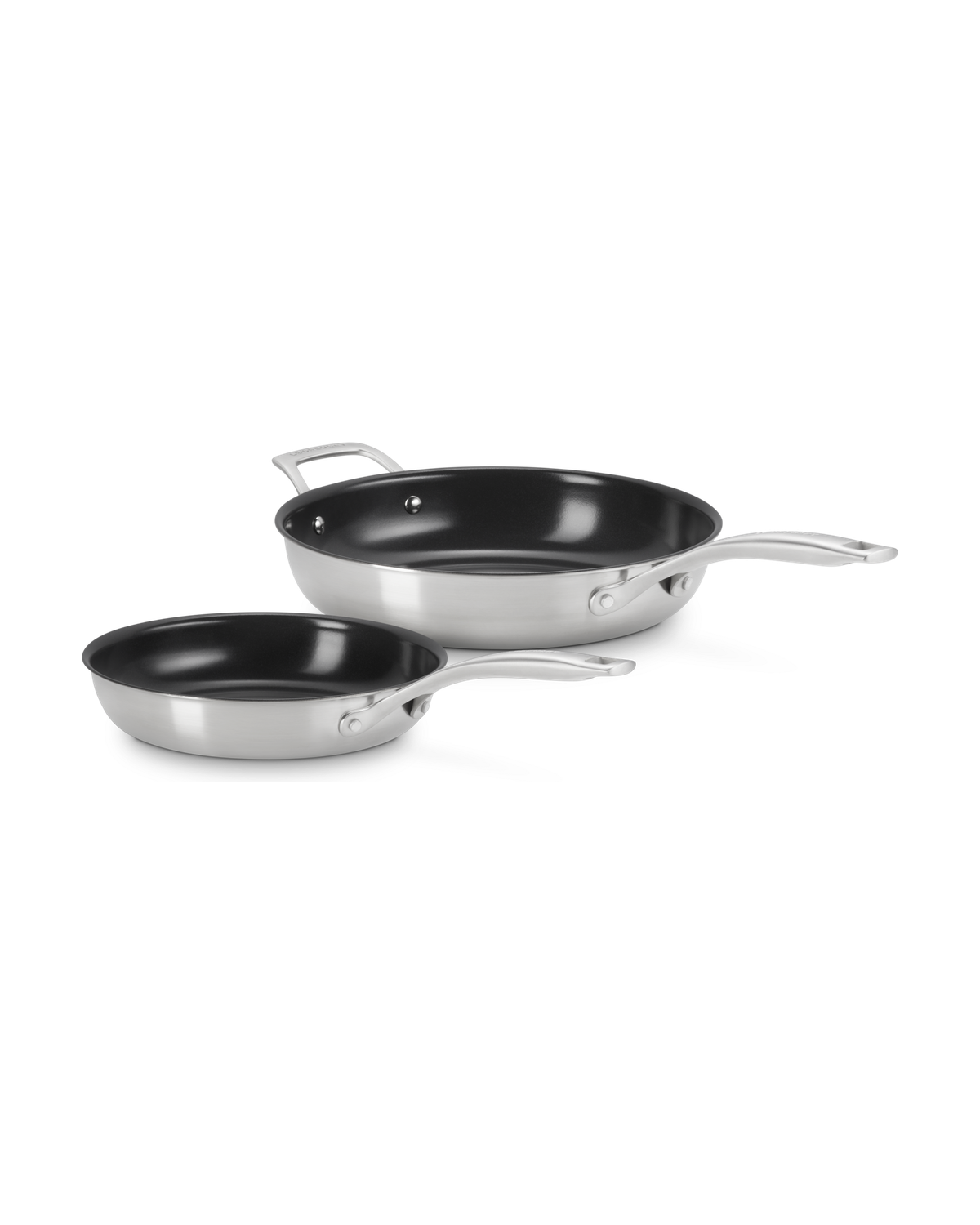 Le Creuset Essential 3-ply Stainless Steel 2-piece Frying Pan Set