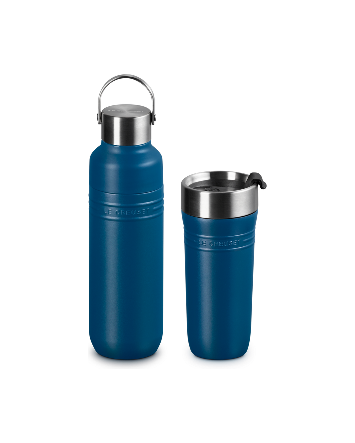 Le Creuset Essential Hydration Bottle and Mug Set – Deep Teal