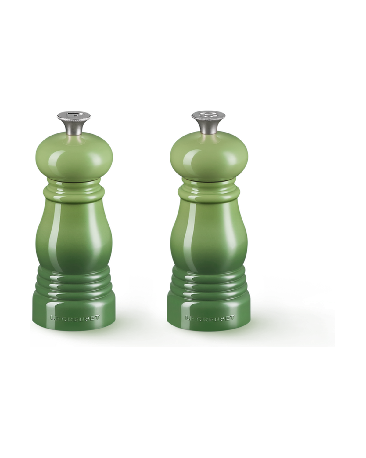 Le Creuset Mini Salt and Pepper Mill Set – Bamboo Green