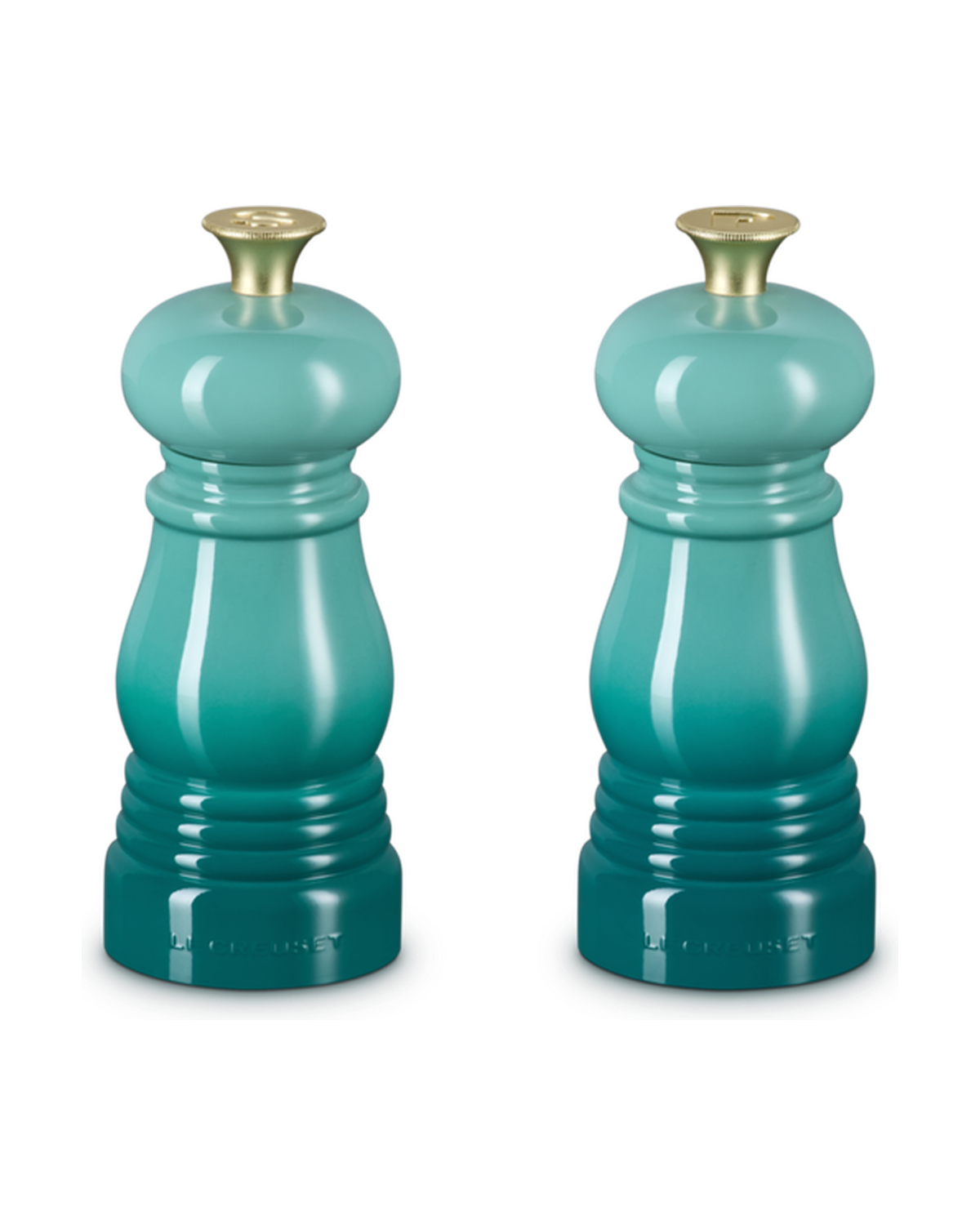 Le Creuset Mini Salt and Pepper Mill Set – Bleu Riviera