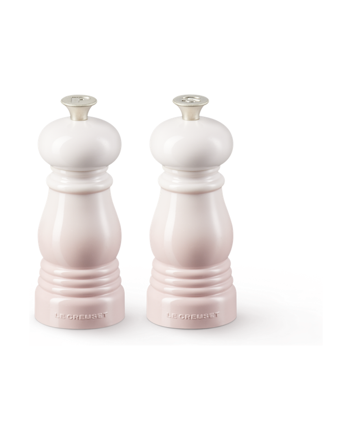 Le Creuset Mini Salt and Pepper Mill Set – Shell Pink
