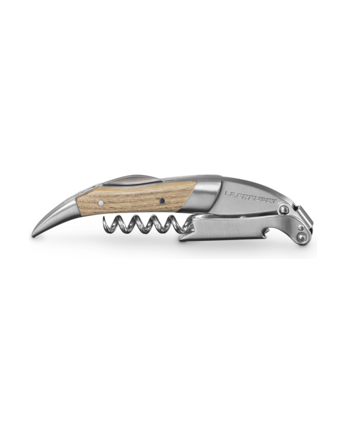 Le Creuset Premium Waiter's Corkscrew with Oak Wood Handle