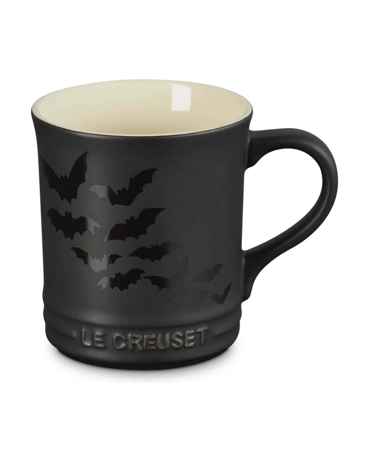 Le Creuset Stoneware Bat Coffee Mug – Satin black