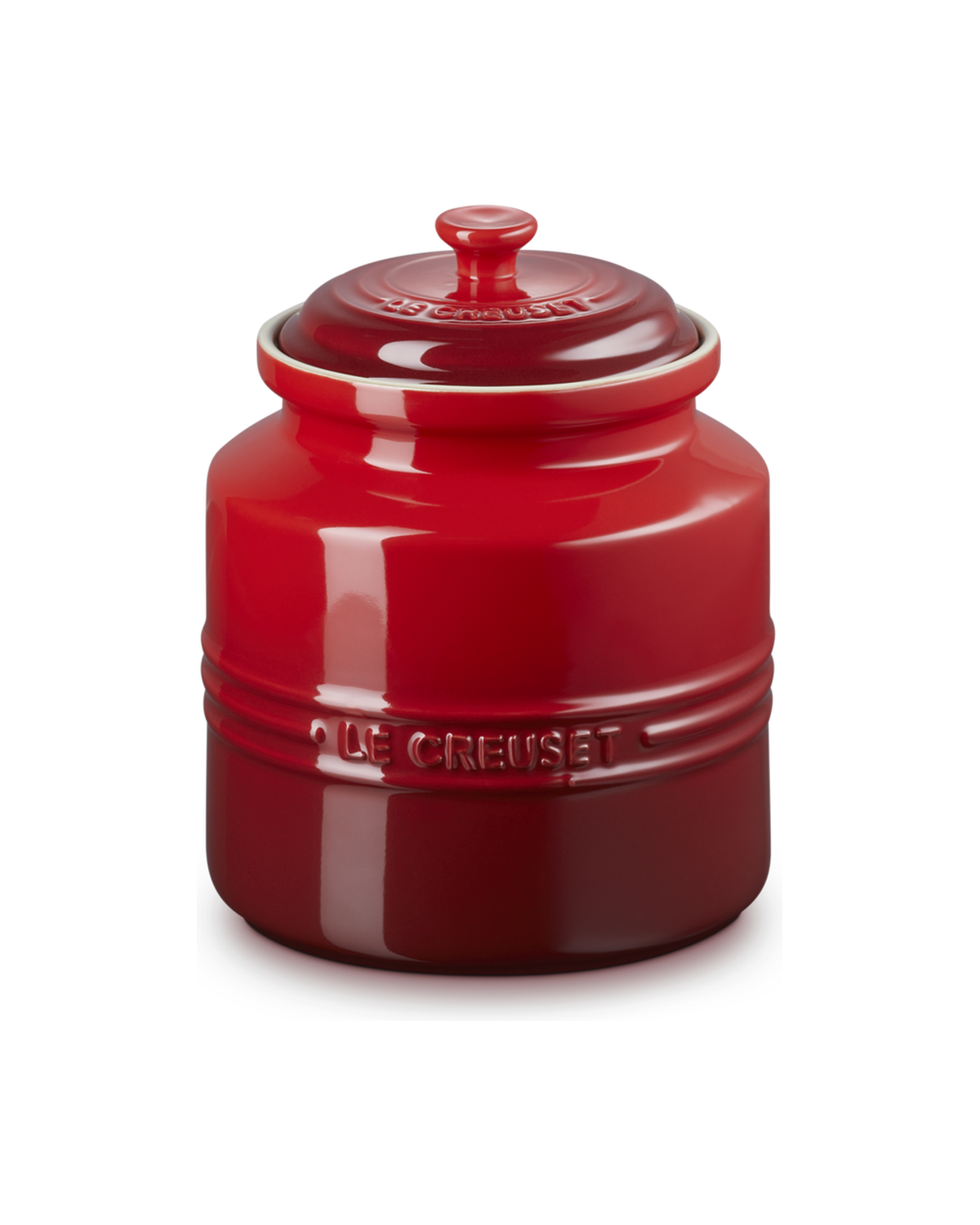 Le Creuset Stoneware Biscuit Jar – Cerise