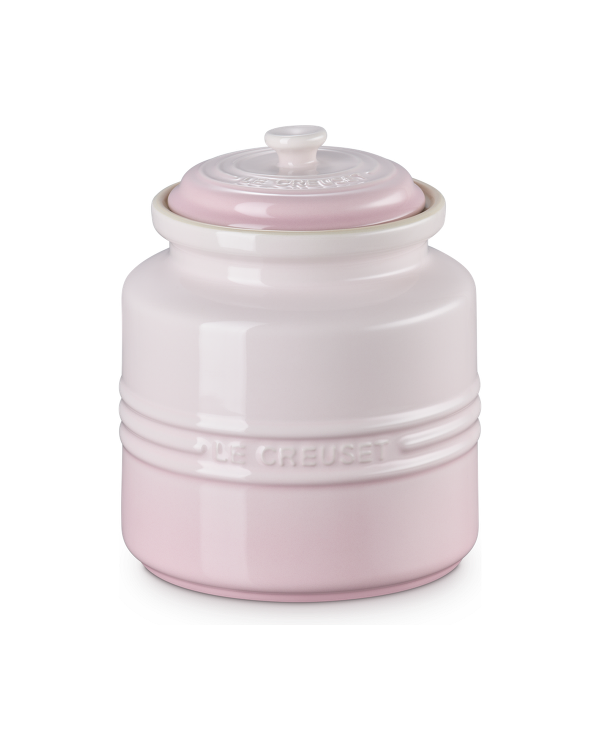 Le Creuset Stoneware Biscuit Jar – Shell Pink