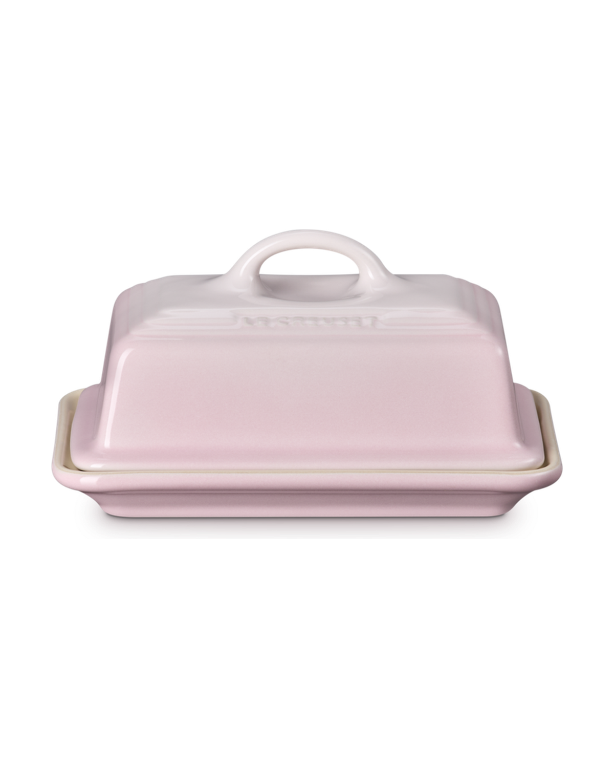 Le Creuset Stoneware Butter Dish – Shell Pink