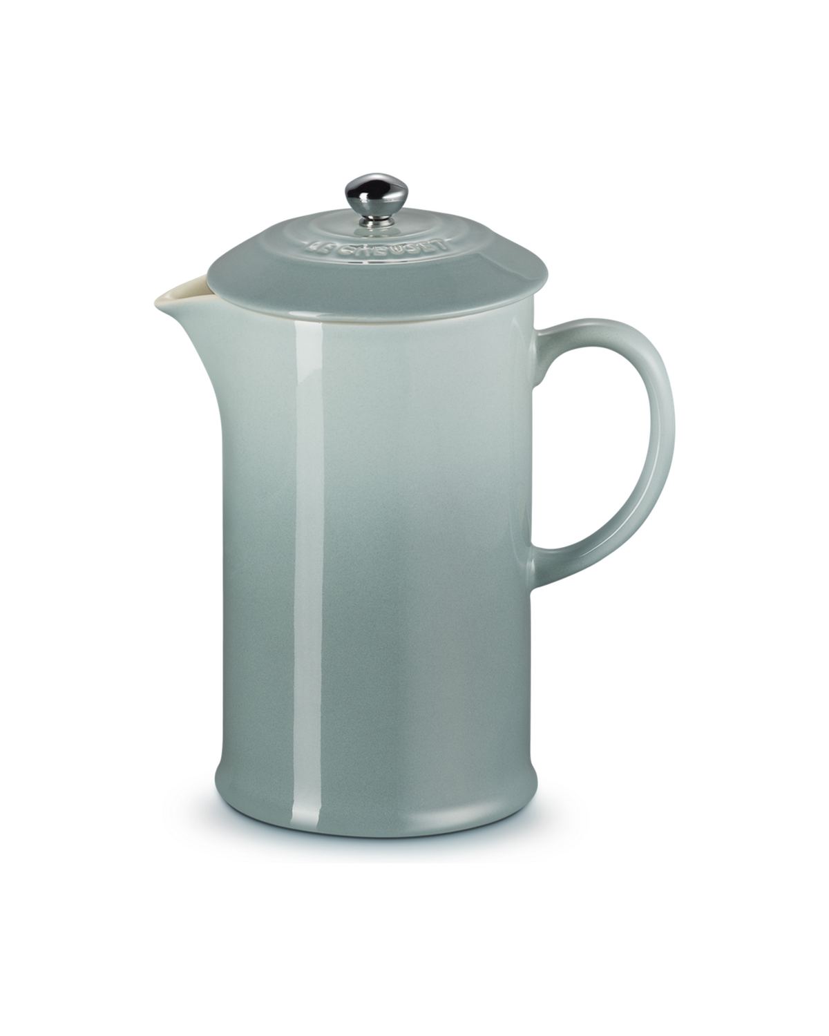 Le Creuset Stoneware Cafetière – Sea Salt