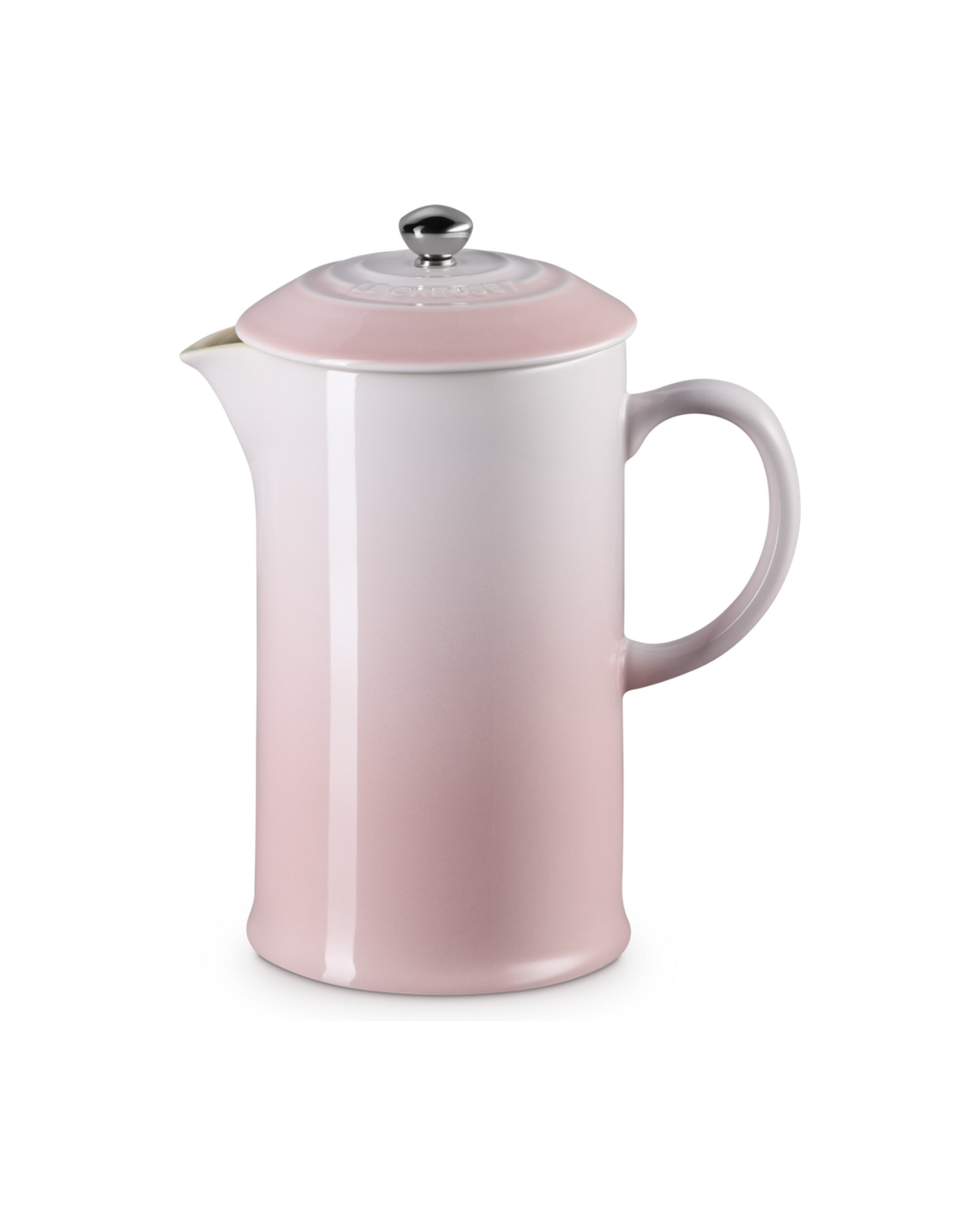 Le Creuset Stoneware Cafetière – Shell Pink