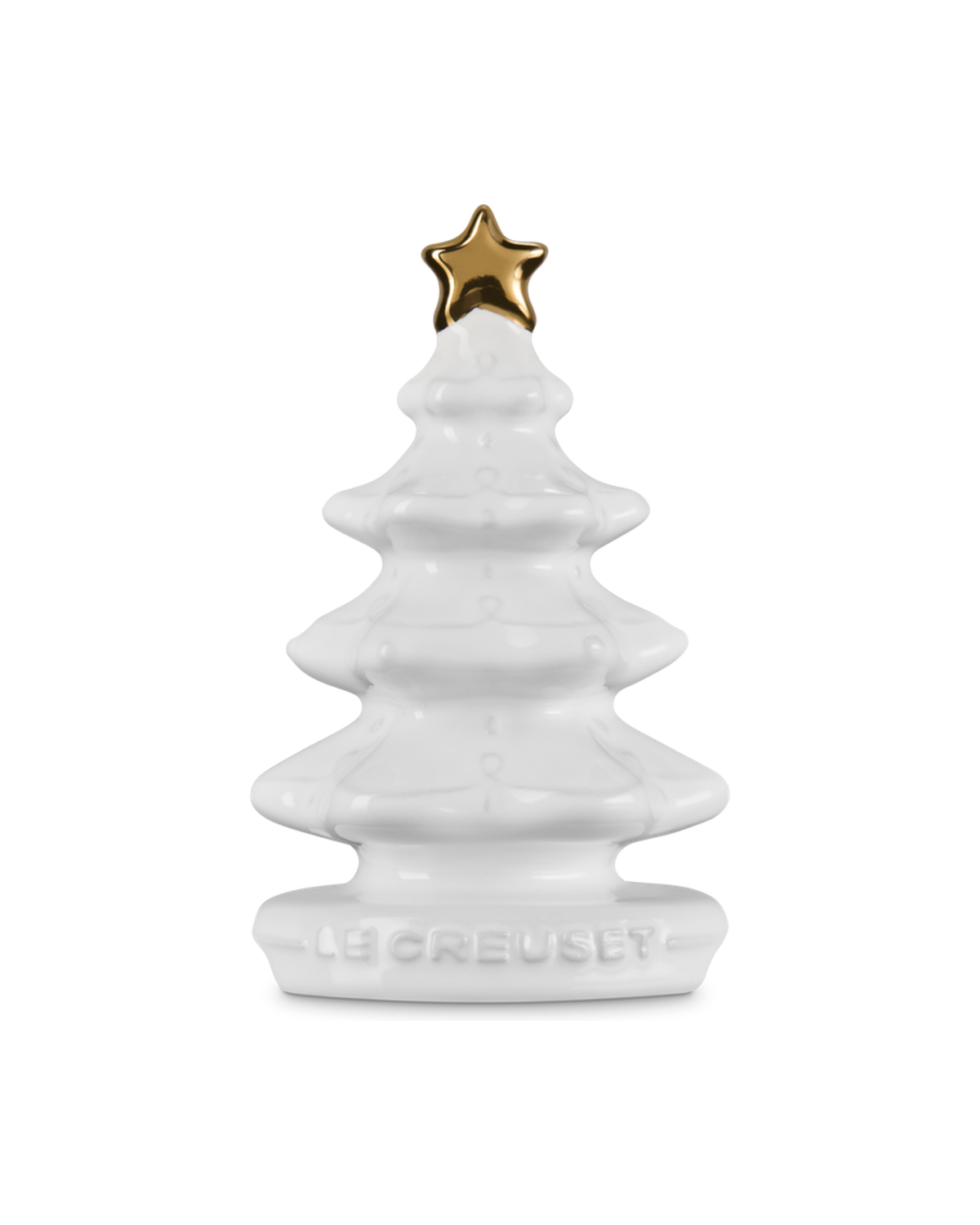 Le Creuset Stoneware Christmas Tree Pie Vent – White